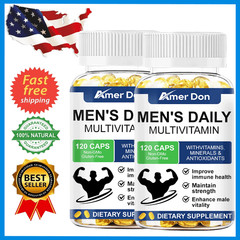 (2 Pack) Multi Vitamin for Men Capsules Mens Prostate Multivitamin Multimineral