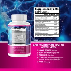 Nerve Shield + PLUS- Brain Support- 4 Bottles- 240 Capsules