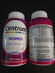 2 Centrum Multivitamin For Women 200 Tablets Supports Energy Immunity (CO35)
