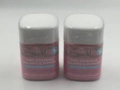 2 Maree No Sugar PMS Vitamins Balance & Support 60 Strawberry Gummies Exp 05/26
