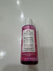 Heritage Store Rosewater & Glycerin | Hydrating Formula for Skin & Hair | 4oz