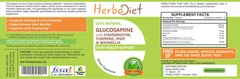 Glucosamine, Chondroitin and MSM Joint Support Pain Relief Turmeric Capsules