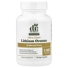 Lithium Orotate, 5 mg, 60 Veggie Capsules
