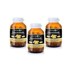 3x IMMOR Black Sesame Oil Cold Pressed 1000mg Capsule Dietary Supplement 60’s