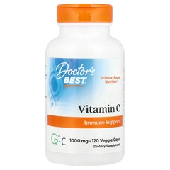 2 X Doctor’s Best, Vitamin C , 1,000 mg, 120 Veggie Caps