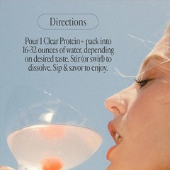 NEW Arrae Clear Protein Plus 15g Grass-Fed Raspberry Yuzu Zero Sugar