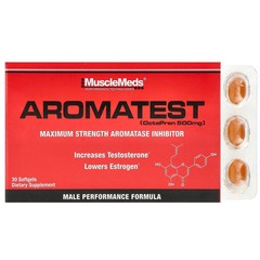 2 X MuscleMeds, Aromatest, 500 mg, 30 Softgels