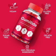 Gumitide ACV Gummies, Max Strength , Gumitide All natural Supplement (5 pack)