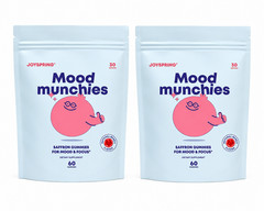 2x JoySpring Mood Munchies Saffron Gummies | Mood & Focus SupportSupplement