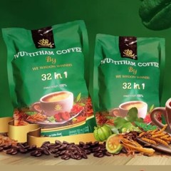 Instant Coffee Wuttitham Healthy Mix 32 in 1 Herb Weight Management Diet x2