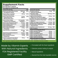 One A Day Men’s Health Formula Organic Multivitamin, Easy to swallow 90 Capsules