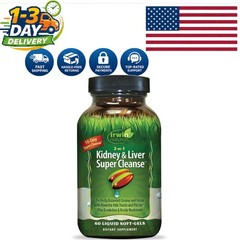 Balanced 10-Day Liver & Kidney Cleanse with Antioxidants – 60 Liquid Soft-Gels