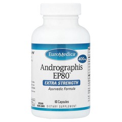 2 X EuroMedica, Andrographis EP80�, 400 mg, 60 Capsules