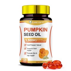 Pumpkin Seed Oil & Saw Palmetto 3500mg | Prostate, Hair & Urinary Support (120)