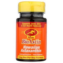 BioAstin Hawaiian Astaxanthin 12 MG 25 CAPS By Nutrex Hawaii