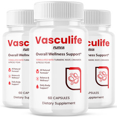 (3 Pack) Vasculife Blood Balance Support Capsules Vascu Life Pills (180 ct)