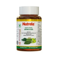 Nutrela Nutrition Spirulina Tablets 60 Minerals & Antioxidants | BoostsImmunity