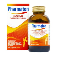 Pharmaton 100 Capsules Multivitamin with Ginseng G115 & Selenium Energy Support