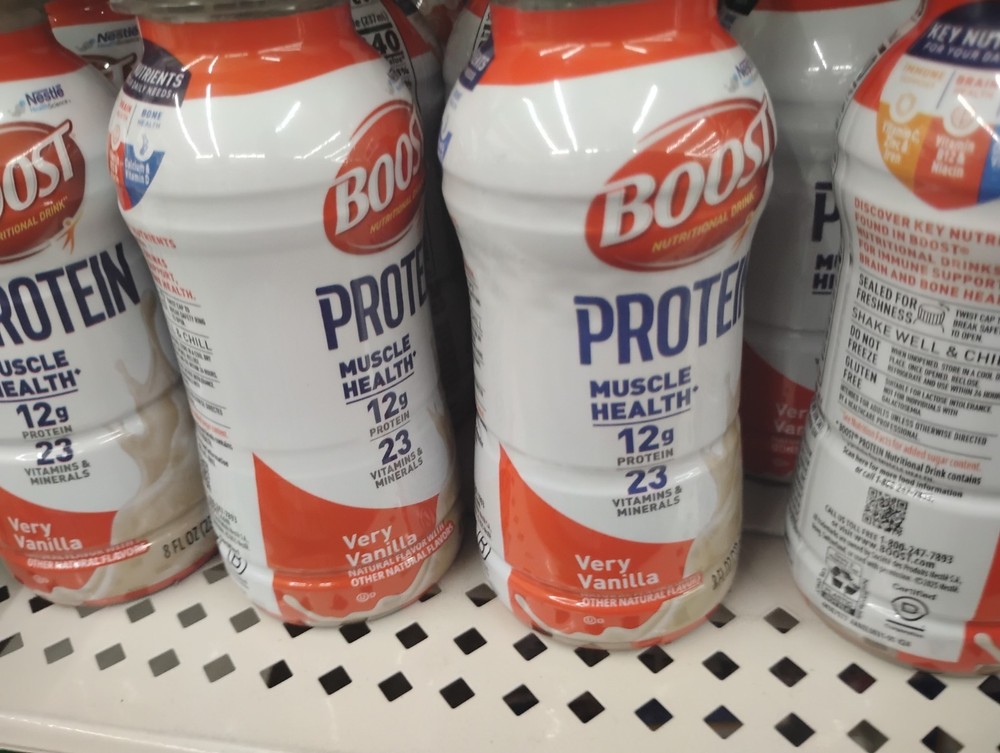 5 Bottles BOOST Original Ready to Drink Nutritional Drinks Very Vanilla 8 Fl Oz