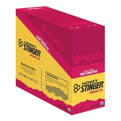 Portable Organic Energy Gel for Running – 12 Convenient Fruit Smoothie Packs