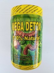 MEGA DETOX 100% NATURAL HELPS DETOXIFY INTESTINE & COLON 16 OZ NEW SEALED 06/25