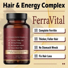 FerraVital Ferritin Assistance Iron Supplement For Women – Supports Healthy Iron