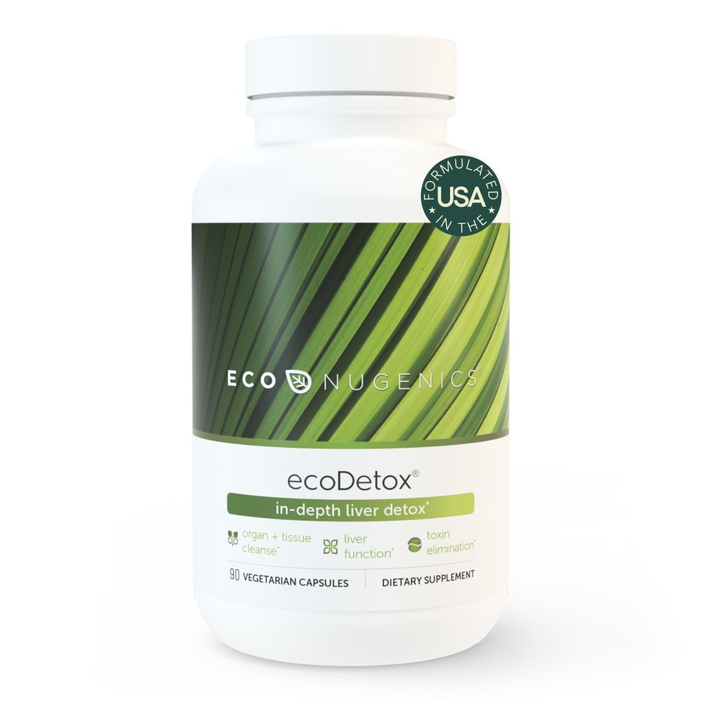 EcoNugenics ecoDetox Supplement for Liver Detox & Total Body Cleanse – Helps …