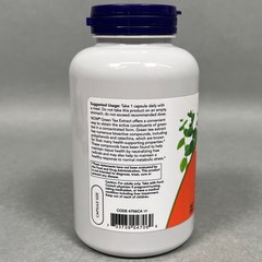 NOW FOODS Green Tea Extract 400 mg 250 Veg Capsules (Best By: 02/2027) SEALED