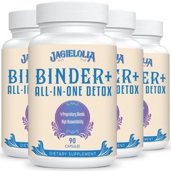 All-In-One Detox Binder Supplement 1500 MG – High Bioavailability Liver Gut D…