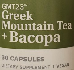 Terry Naturally GREEN TEA + BACOB 30 Capsules ( 30 Servings ) BEST BY 10/26