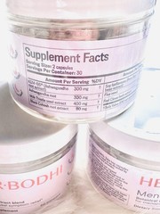 NEW Her•Bodhi Meno Menopause Supplement Hormone Balance Estrogen 180 Capsules