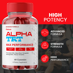 (3 Pack) Alpha TRT Performance Capsules, AlphaTRT Advanced Pills (180 Gummies)