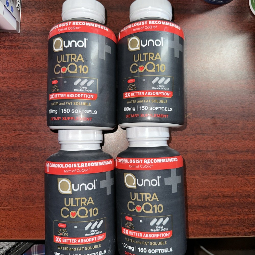 QUNOL ULTRA COQ10 100mg – 150 X 4 = 600 SOFTGELS EXP. DATE 8/2028