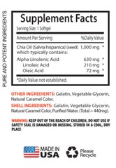 muscle gainer pills – CHIA SEED OIL 2000MG 1B – chia seed bottle
