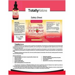 Raspberry Ketone Weight Loss Liquid Drops L-Glutamine Supplement Muscle Growth