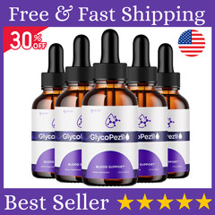 (5 Pack) Glycopezil Blood Support Drops Glyco Pezil Vitamin Supplement 150 Servs