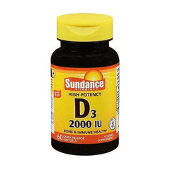 Sundance D3 2000 IU Quick Release Softgels – 120 Count Value Pack