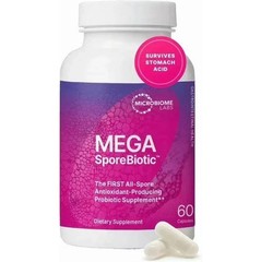 Mega Sporebiotic 60 Capsule Supplement Pills – Microbiome & Gut Wellness
