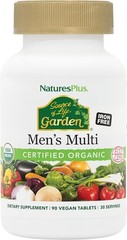 Nature’s Plus Source of Life Garden Organic Men’s Multi 90 vegan tabs EXP 02/28