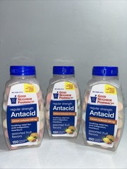 3 Good Neighbor Pharmacy Antacid 500 Mg 150 Tablets Each New