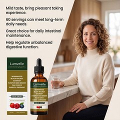 LUMVELLE Wild Harvested Wormwood Herbal Liquid Botanical Supplement Drops 2PCS