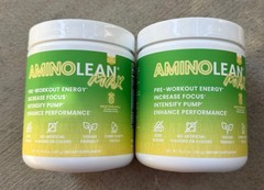 (2) RSP Nutrition, AminoLean Max Pre-Workout Energy, Maui Pineapple, 10.21 oz ea