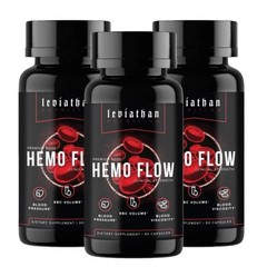 3Pcs Leviathan Nutrition Hemo Flow Supplement Nattokinase with forNitric Oxide*