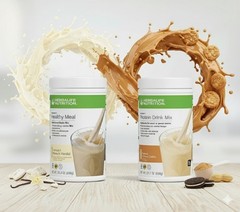 Herbalife Peanut Cookie Protein Drink Mix & French Vanilla F1 Set – Premium Duo