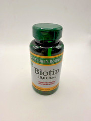 Natures Bounty Biotin 10000 mcg 120 Capsules Hair Skin Nails Vitamin exp 12/27