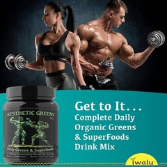 Protein Water – Hydrating Nutrition Greens Powder Superfoods Organic Drink Mix