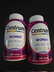 2 Centrum Multivitamin For Women 200 Tablets Supports Energy Immunity (CO35)