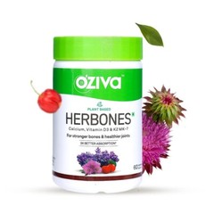 OZiva HerBones 60 Caps For Bone Health,Strength & Density For Women Exp May 2028