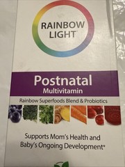 Postnatal Multivitamin | 120 Capsules | Superfood Blend | by Rainbow Light