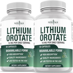 2PK Lithium Orotate High Bioavailability Cognitive & Mood Support Supplement